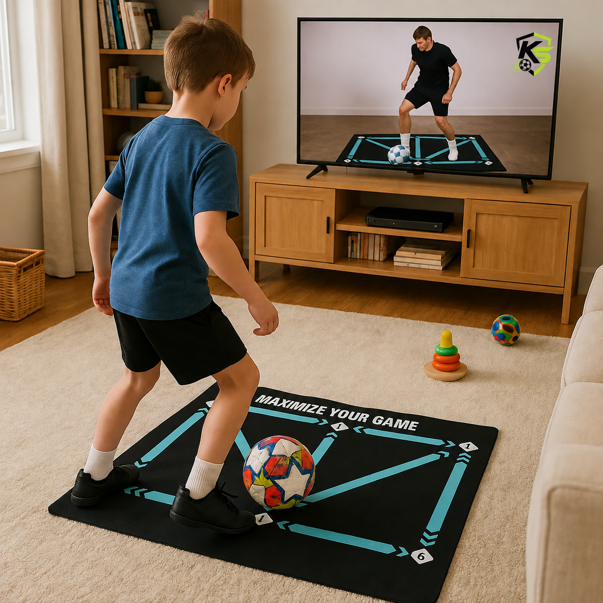 MATA TRENINGOWA DO PIŁKI NOŻNEJ KICKSHIELD™
